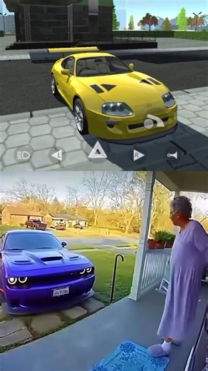 Granny scared from supra 😱🥶 in car simulator 2 #carsimulator2 #carsimulator2newupdate