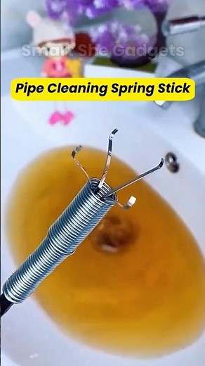 Pipe Cleaning Tool | Flexible Drain Cleaner for Kitchen & Bathroom 🚰