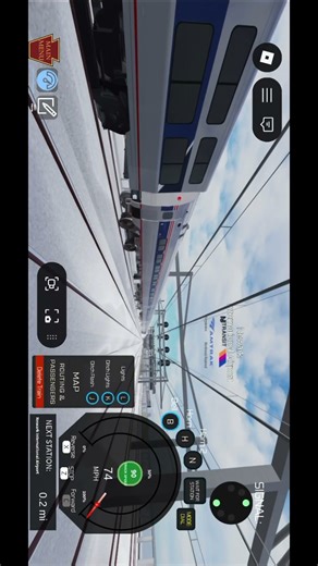 Amtrak ACS 64 passing by