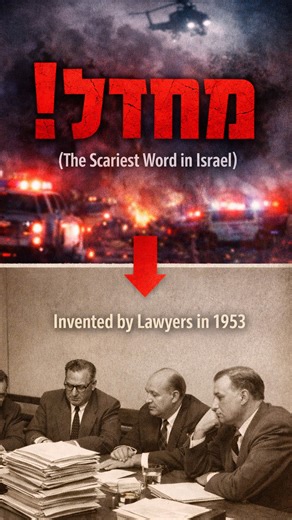 Elon Gilad on Instagram: "You hear the word Mechdal constantly on the news in Israel. 🇮🇱📢 It is the ultimate word for a colossal, systemic failure. It sounds ancient, biblical, and heavy. But actually? It was invented by a committee of lawyers in 1953. ⚖️ And it doesn't mean "Failure." It technically means "Inaction." Here is the story: In the 1950s, Israeli lawyers needed a Hebrew word for the British legal concept of "Omission"—being liable not for what you did, but for