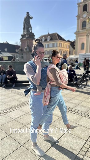 Fotoaufnahmen in Ludwigsburg für unsere Frühjahrskollektion. #didymos