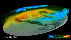 NASA Scientific Visualization Studio | Carbon Dioxide in 3-D