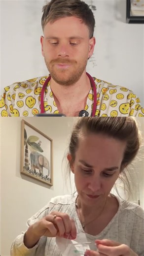 Doctor-medic Aaron Pfisterer on Instagram: "Großer Respekt an Eltern, die das nach Anleitung übernehmen 💛 Cr.: @Jessica.hoock"