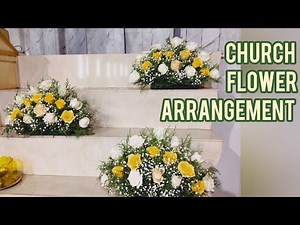 Church flower arrangement idea. episode 178