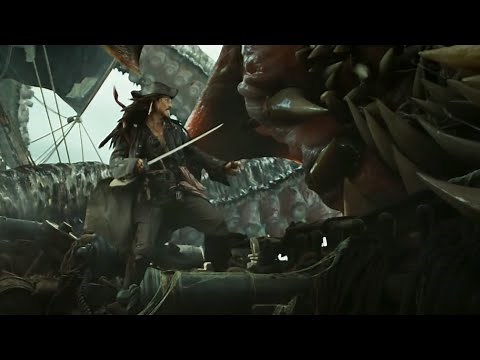 Pirates Des Caraibes 2 - Sparrow VS Kraken (Scène Culte)