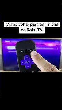How to go to the home screen on Roku TV