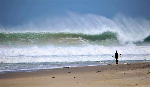 Here's What J-Bay Does When a Monster Swell Runs Into It