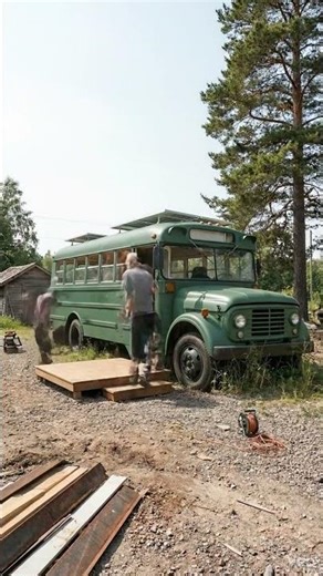 I Turned a Rusty Bus into a Luxury Tiny Home!