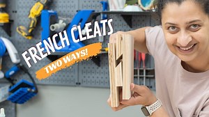 10K views · 75 reactions | Learn how to make French cleats using a table saw or a circular saw. | The DIY Life with Anika | Facebook