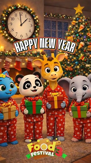 Happy New Year 🎉 Cook Real Recipes & Play with Food Festival 3!