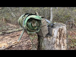 How I roll up my bedroll for camping, ranger roll