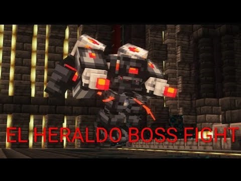 Minecraft L_ender's cataclysm the harbinger (MINECRAFT JAVA) boss fight