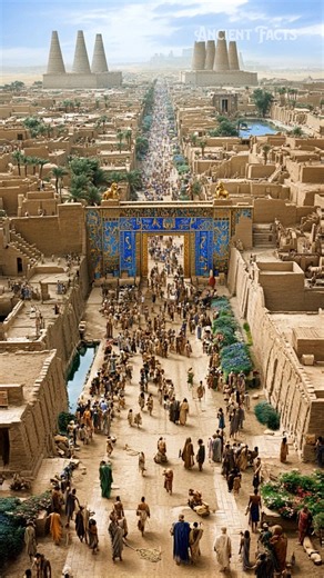 What was life like in Ancient Babylon in 600 BC? AI attempts to find out. #babylon #ancienthistory #aihistory #historyshorts #babylonhistory #ancientbabylon #aivideo | History Revived