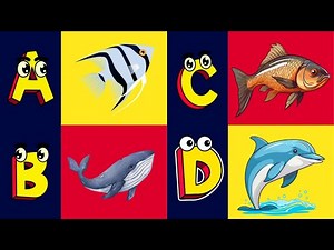 ABC Sea Animals Song🐠 |A to Z Underwater Adventure for Toddlers,Preschoolers|Sea Animals For kids