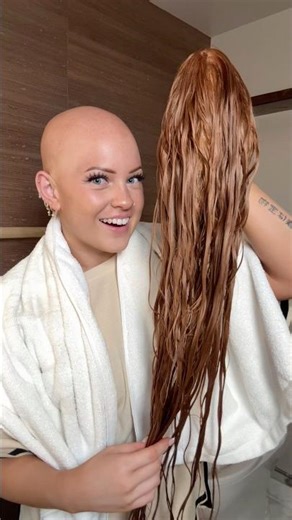 I can do my hair the night before and save time getting ready #alopecia