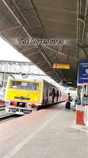 Local Train & Local Train 🚂 #train #railwaystation #indianrailways #shorts #theadventures