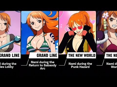 Evolution of Nami (1999-2024) | One Piece