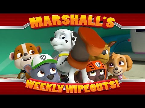 Marshall's Weekly Wipeouts! (Season 3 - Tracker Joins the Pups!)