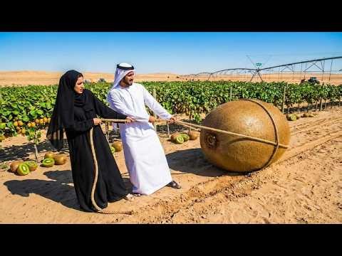 The $100 Million Dubai Desert Kiwi Farm 🇦🇪 | How Luxury Fruit Is Grown in Extreme Heat