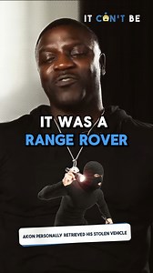 Akon Personally retrieved his stolen car; He even confessed he was a "car thief". #Akon #carthief #stolencar #carjack #hijack #storytime #storyofmylife #storytelling | It CAN'T Be