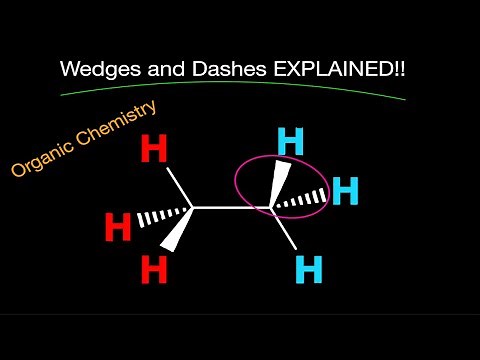 Organic Chemistry: Wedges and Dashes EXPLAINED! (Super Easy with Mnemonics!)