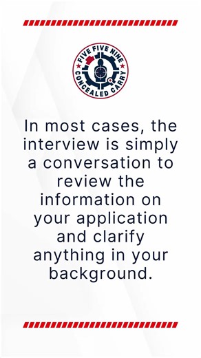 How hard is the CCW interview?