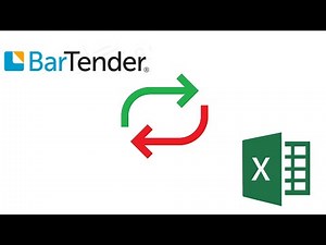 How to Connect Bartender to Excel and Print Barcodes Easily