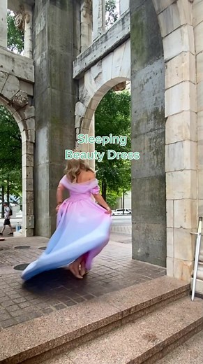 Sleeping Beauty Color Change Dress Process 💖✨ I used RIT dye - synthe...