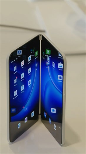 The Verge on Instagram: "Microsoft Surface Duo 2 hands-on"