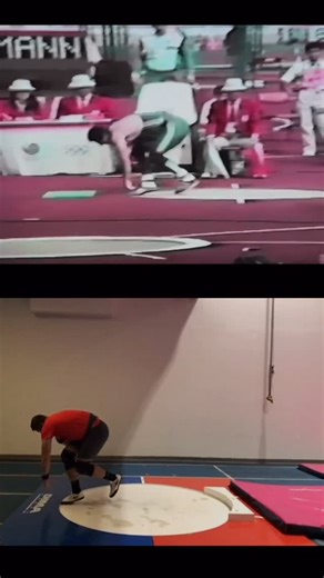 David Storl on Instagram: "Ulf „the goat of gliding“ Timmermann! As an athlete, he was always a role model. Now I’m comparing our techniques for you. What do you think, where were the biggest differences, and can you think of another athlete with whom a comparison like this would be interesting? #throw #technique #coaching #training #athletics"