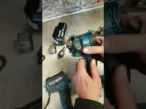 Changing the motor on a makita DHP482.