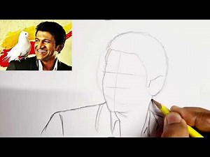 Puneeth Rajkumar Appu Sir Drawing/ How to draw Punith Rajkumar #drawing #howtodraw #puneethrajkumar
