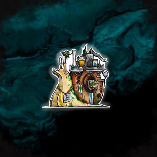 Cool Snail off Too Lunch Sticker - Top Hat - One Free Beer - Oldies - Ganja Sticker - Herb Plant - 3in X 3 in - Waterproof Vinyl Sticker Art - Etsy