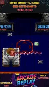 🎮 Super Smash T.V. (1992) – SNES Retro Shorts | Final Stage 🚀💥 #retroshorts #retrogaming #snes