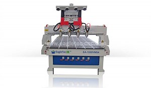 4 Head CNC Router With 5ft x 10ft Vacuum Bed - EagleTec