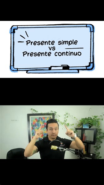Presente simple vs presente continuo en inglés #inglesbasico #inglesfacil #inglesonline #englishteacher | Teacher Jorge Navarrete - Professional & Fun