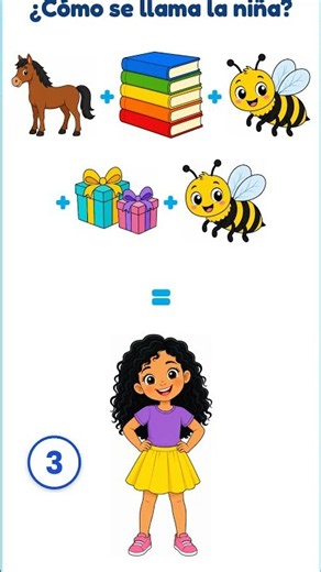 ¿Cómo se llama la niña? 🧩 Rompecabezas en español