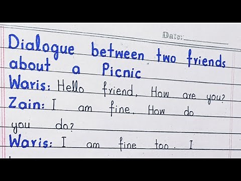 “English Dialogue Between Two Friends About Picnic | Spoken English Practice for Students”