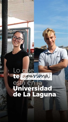 ⚓️🌊 Hay carreras que probablemente nunca te habías planteado… hasta ahora. Ana y Alexey estudian Tecnologías Marinas y Náutica y Transporte Marítimo en la ULL y nos cuentan cómo estos grados pueden abrirte las puertas a trabajar alrededor del mundo 🌍 Porque a veces tu futuro está en un lugar que todavía no habías descubierto 👀 #UniversidaddeLaLaguna #ULL #Grados2627