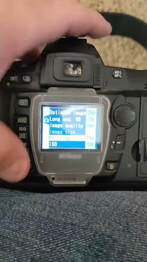 Set custom White Balance Nikon d70 #shorts