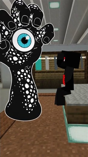 Trypophobic Hand | Minecraft Animation #trypophobia #analoghorror #horroranimation #shorts