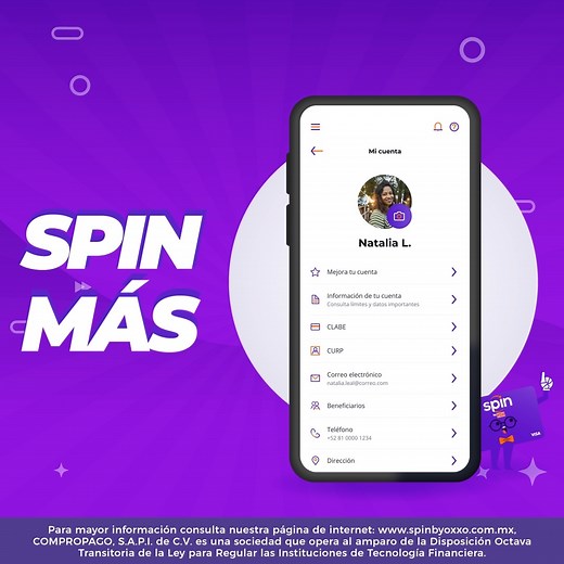 Spinner, puedes consultar estos límites dentro de tu app muy fácil. 👌 ¿Tienes Spin Base o Spin Más? 😉 Conviértete en un Spinner, descarga la app y crea tu cuenta aquí: 👉 https://bit.ly/CreaTuSpinByOXXO | Spin by OXXO