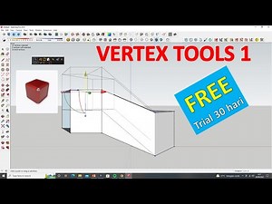 Download dan Instal plugin Vertex Tool di Sketchup 2019