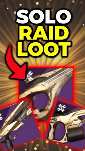 Solo Deepsight Raid Loot