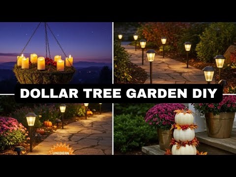 Brilliant *Brand New* Dollar Tree DIYS to Transform Your Garden This Fall!🌿🏡