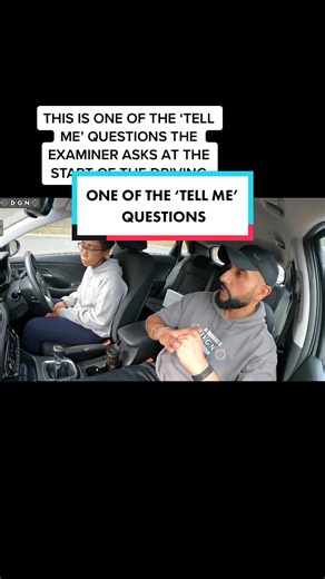 ONE OF THE ‘TELL ME’ QUESTIONS #drivingtest #drivingtesttips #tellme