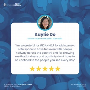 Get into a transformative internship experience with Digital4Good! Our past interns are our biggest advocates, and here's what they have to say: "With Digital4Good #ICANHELP, there is so much room for growth and exploration. I am never bored because I am NEVER limited. The change I can make with the platform of #ICANHELP is endless!" - Caden, former PR intern "Being a part of Digital4Good has opened up opportunities that I couldn’t even dream of! I have become a more confident speaker and met so