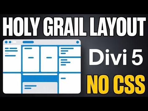 Divi 5 Grid Layout Tutorial for Beginners | NO CSS
