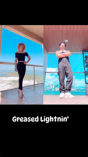 @AleksDanceFitness on Instagram: "Greased Lightnin’ dance fun collab. Choreography by @cindyallgooddancer #goodvibes #grease #dance"