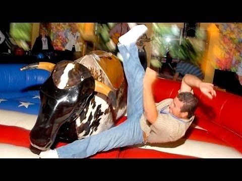 Funny bull riding fail compilation
